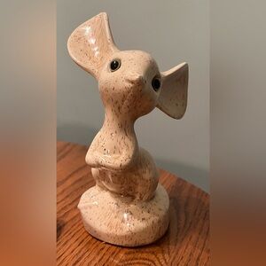 Vintage Canadian pottery Mouse sculpture.